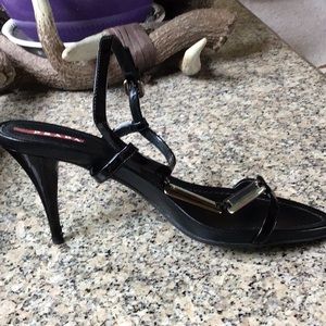 PRADA  BLACK HEELS